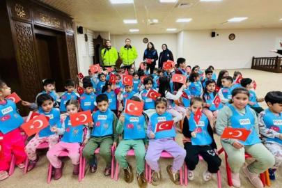 Polis Haftası’nda Patnos’ta miniklere anlamlı ziyaret