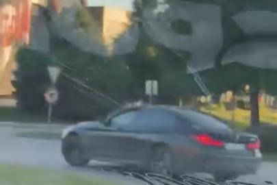 Trafikte herkesin canını tehlikeye attı