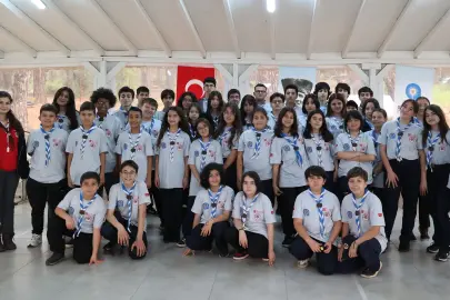 Antalya'da izciler kaynaşma kampında bir araya geldi