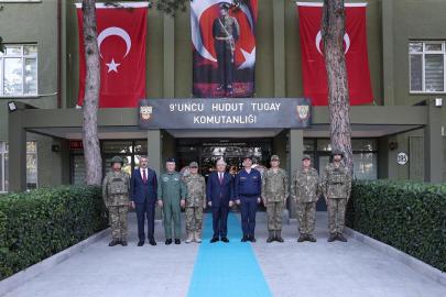 Bakan Güler, Edirne'de 9'uncu Hudut Tugay Komutanlığını ziyaret etti