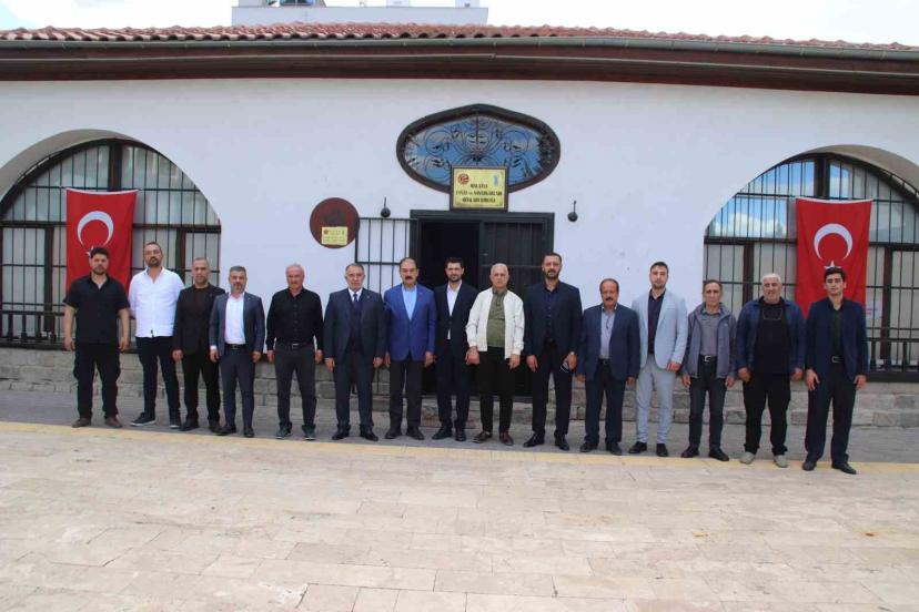 Demiryol-İş heyetinden MESOB’a tebrik ziyareti