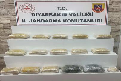 Diyarbakır’da 198 kilo uyuşturucu madde sentetik hap ele geçirildi