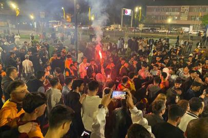 Elazığ’da Galatasaray’ın şampiyonluğu kutlandı