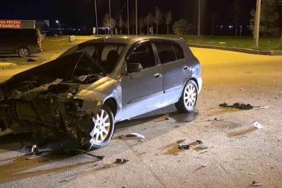 Erzurum’da trafik kazası: 2 yaralı