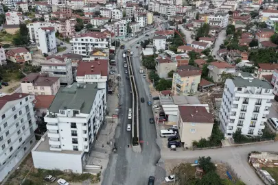 Kocaeli Çayırova Uğur Mumcu Caddesi yenileniyor