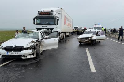 Siverek’te zincirleme trafik kazası: 2 ölü, 2 yaralı