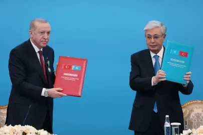 Türkiye ile Kazakistan arasında 13 anlaşma imzalandı