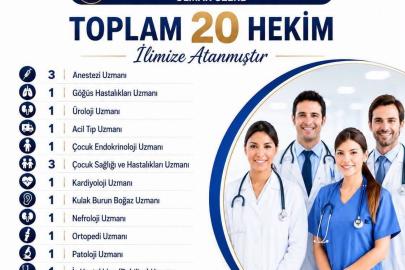Bitlis’e 20 yeni doktor atandı