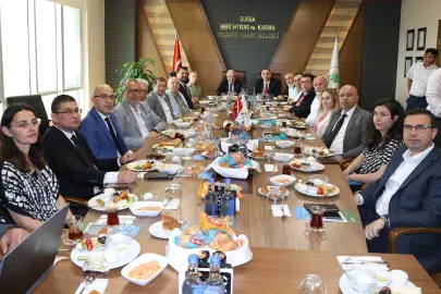 Bursa Nilüfer'de Başkan Özdemir sanayicilerle buluştu
