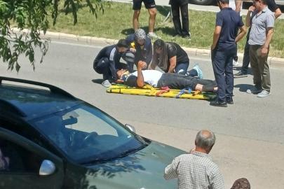 Elazığ’da motosiklet devrildi: 1 yaralı