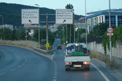 İstanbul Maltepe’de sokak ilaçlamaları sürüyor