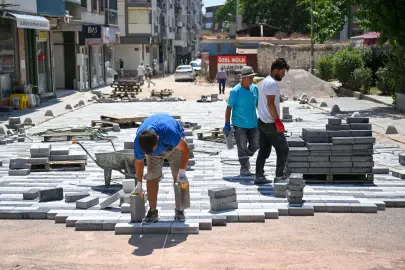 İzmir Bornova'da Tarihi Çarşı’da estetik dönüşüm başladı
