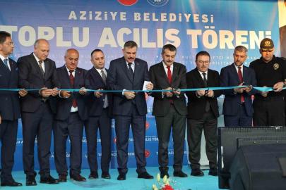 Bakan Çiftçi Aziziye’de toplu açılışlara katıldı