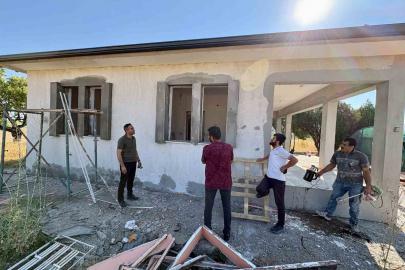 Başkan Ulutaş devam eden yatırımları inceledi