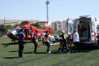 Darende’de aynı günde ikinci hava ambulansı talebi