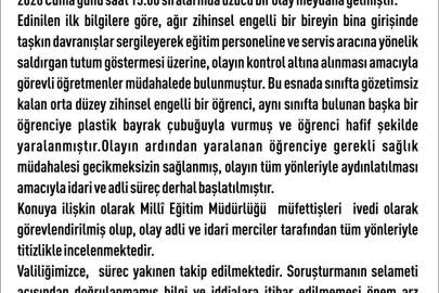 Elazığ’da şiddet uygulanan rehabilitasyon merkezine adli ve idari soruşturma başlatıldı