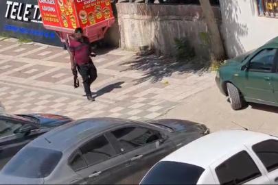 Pompalı tüfekle havaya ateş açan şahıs paniğe neden oldu