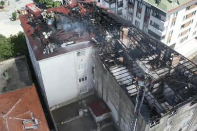 Avcılar’da tadilat sırasında yangın! Alevler bir anda yan binaya sıçradı
