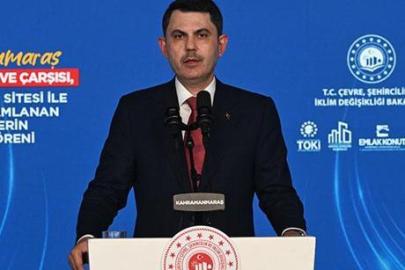 Bakan Kurum Kahramanmaraş'ta tamamlanan projelerin açılışında konuştu