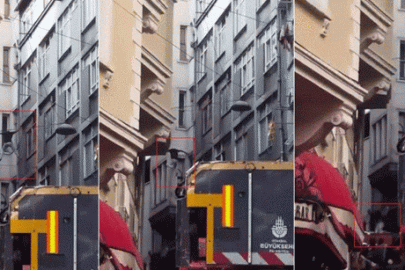 Beyoğlu'nda elektrik telleri üzerinde intihar girişimi