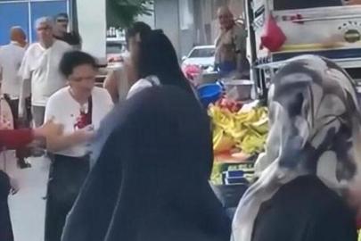 Beyoğlu'nda semt pazarında akılalmaz olay! Meyve-sebze seçme tartışması kanlı bitti