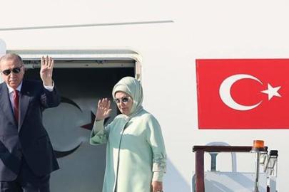 Cumhurbaşkanı Erdoğan Kırgızistan'a gitti