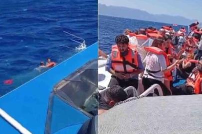 Girne açıklarındaki gemi faciasında dehşet anları! 'Kapıları üzerimize kilitlediler'