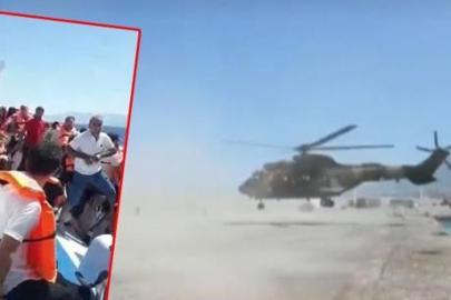 KKTC'de alabora olan gemiden kurtarılanlar limana getirildi