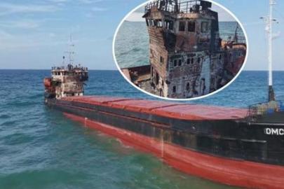 Rusya'da saldırıya uğramıştı! Sürüklenen gemi Şile'de karaya oturdu