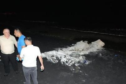 Samsun'da sahilde şüpheli madde alarmı… Ekipler harekete geçti