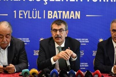 Bakan Yusuf Tekin'den Batman'da çağrı: Bu sorunu ilanihaye çözelim