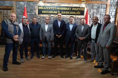 DAGC’den MHP Erzurum İl Başkanı Yurdagül’e ziyaret