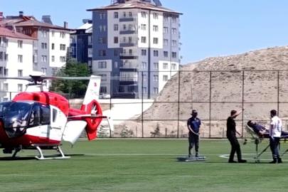 Darende’de 72 yaşındaki hasta hava ambulansıyla Malatya’ya sevk edildi