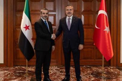 Dışişleri Bakanı Hakan Fidan Suriyeli mevkidaşı Şeybani ile bir araya geldi