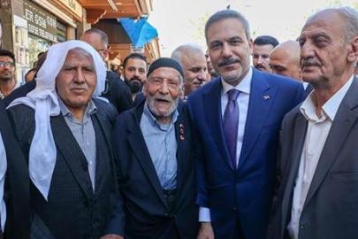 Dışişleri Bakanı Hakan Fidan'a Diyarbakır'da yoğun ilgi