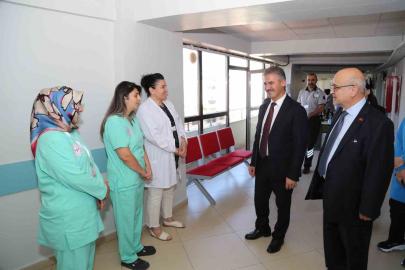 Erzurum İl Sağlık Müdürü Meral saha çalışmalarına yoğunlaştı