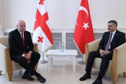 İçişleri Bakanı Çiftçi, Gürcü mevkidaşı Tamazaşvili ile görüştü! 'Mutabakat zaptıyla beraber işbirliği daha da artacak'