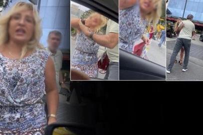 Kornaya bastı, ortalık bir anda karıştı! Şişli’de kadın sürücünün saldırısı kamerada: 'Senin kafanı kırarım'