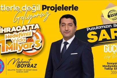 MTSO Başkan Adayı Boyraz’ın pusula rengi belli oldu
