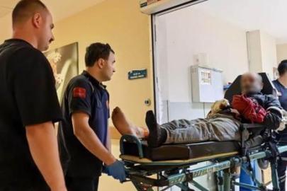 Ormanlık alanda feci kaza! Ellerini zincire sıkıştıran adamın 6 parmağı koptu