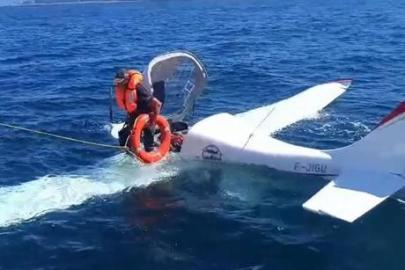 Rize’de denize acil iniş yapan özel uçaktaki 2 kişi hakkında yeni gelişme