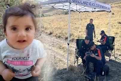 Sivas'ta kaybolan 11 aylık Büşra bebek her yerde aranıyor