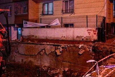Bahçelievler'de çökme riski oluşan 2 apartman boşaltıldı
