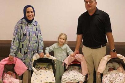 Bir çocuk hayal ettiler, 4 bebekle döndüler: Artık 5 kızımız oldu