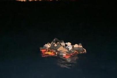 Bodrum açıklarında Yunanistan tarafından geri itilen 36 kaçak göçmen kurtarıldı