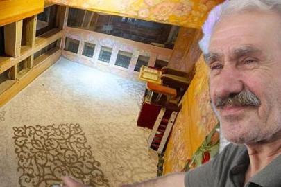 Can sıkıntısından başladı, 2 yılda bitirdi! 400 kiloluk eser ortaya çıkardı: 6 kişi zor taşıdı