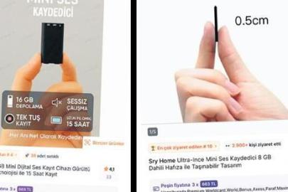 Casus cihazları birkaç tıkla satışta! Dinlemek suç satmak serbest