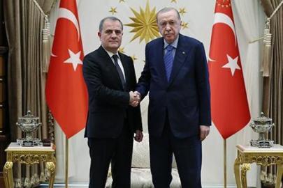 Cumhurbaşkanı Erdoğan, Azerbaycan Dışişleri Bakanı Bayramov'u kabul etti
