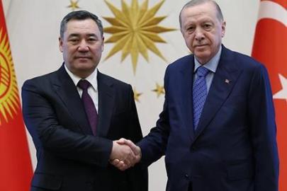Cumhurbaşkanı Erdoğan, Kırgızistan Cumhurbaşkanı Caparov ile görüştü