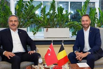 Dışişleri Bakanı Hakan Fidan Belçikalı mevkidaşı Prevot ile Brüksel'de görüştü